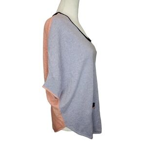 Zaket & Plover Womens Sz M Linen/Cotton Purple & Pink Top Sweater
